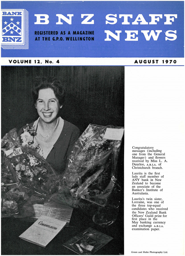 Laurita Durloo Staff News Aug 1970 smlr