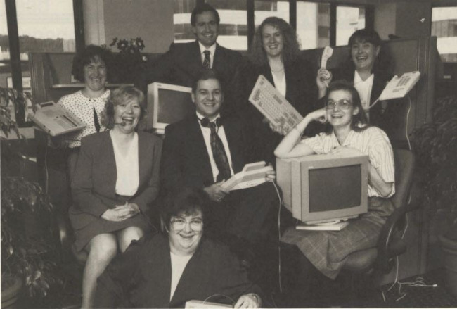 telebusiness team begins training Spectrum May 1993