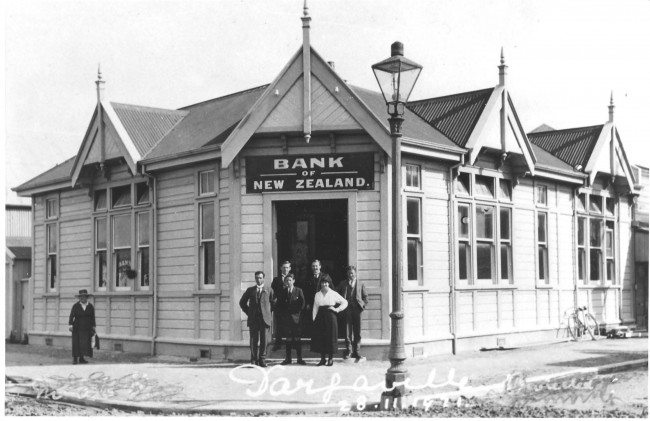 Dargaville premises built in 1913. Photo taken in 1921